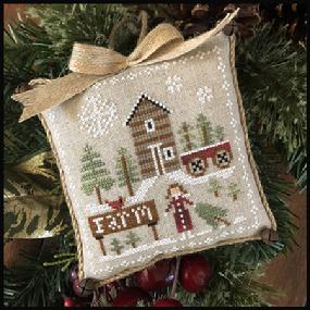 FarmHouse Christmas - Part 6 - Pinewood Farm - Cross Stitch Pattern by Little House Needleworks