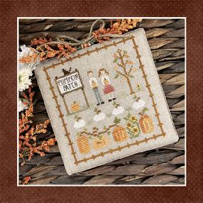 FALL ON THE FARM Part 7 Pumpkin Patch - Cross Stitch Pattern by Little House Needleworks