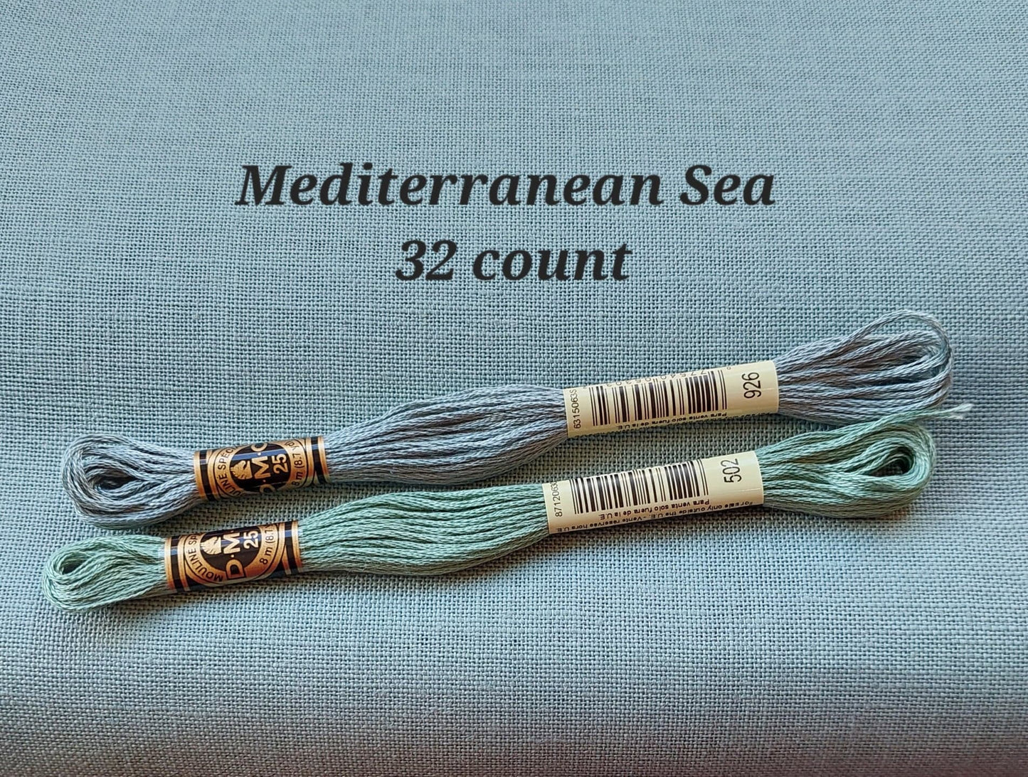 32 Count Wichelt Linen - Mediterranean Sea