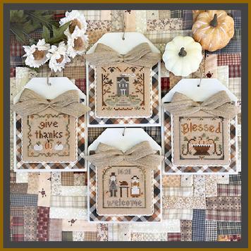 Thanksgiving Petites - Cross Stitch Pattern by Little House Needleworks