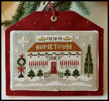 Hometown Holiday #12 Diner - Cross Stitch Pattern by Little House Needleworks