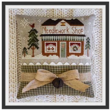 Hometown Holiday #15 Needlework Shop -Cross Stitch Pattern by Little House Needleworks