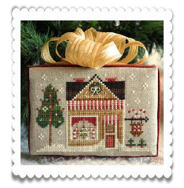 Hometown Holiday #4 Sweet Shop - Cross Stitch Pattern by Little House Needleworks