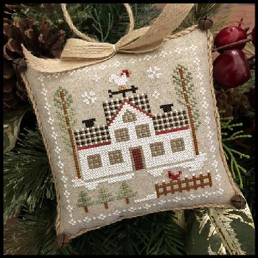 FarmHouse Christmas - Part 7 - Cock-a-doodle-do - Cross Stitch Pattern by Little House Needleworks
