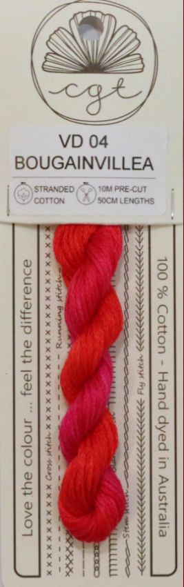 Cottage Garden Threads - Feathers & Petals Range VD