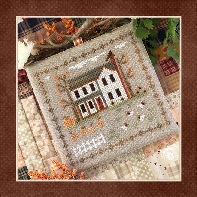 FALL ON THE FARM Part 2 The Old Farmhouse  - Cross Stitch Pattern by Little House Needleworks