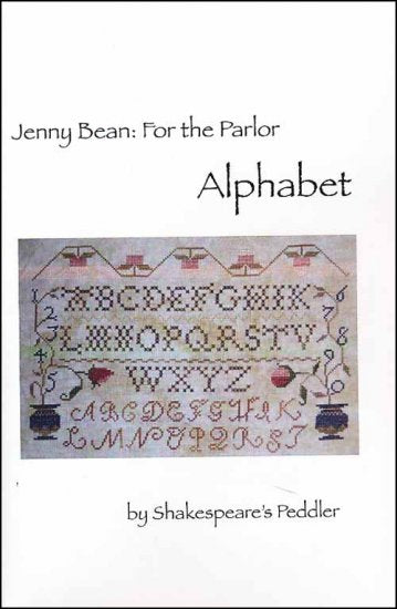 Jenny Bean: For the Parlor - Part 1 Alphabet - Cross Stitch Pattern by Shakespeare's Peddler
