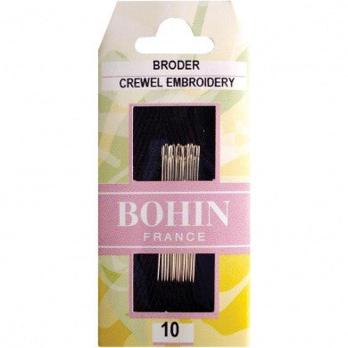 Embroidery/Crewel Needles Sizes 1 to 10