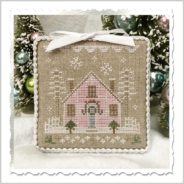 Glitter Village - Glitter House No 2 - Cross Stitch Pattern by Country Cottage Needleworks