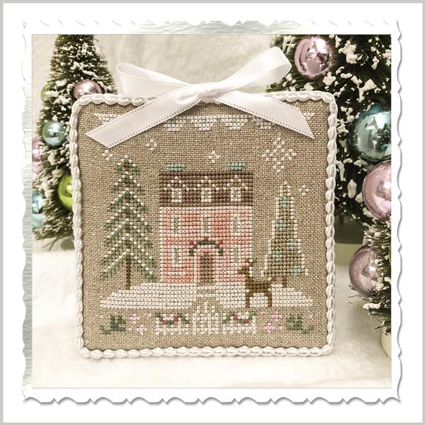 Glitter Village - Glitter House No 4 - Cross Stitch Pattern by Country Cottage Needleworks