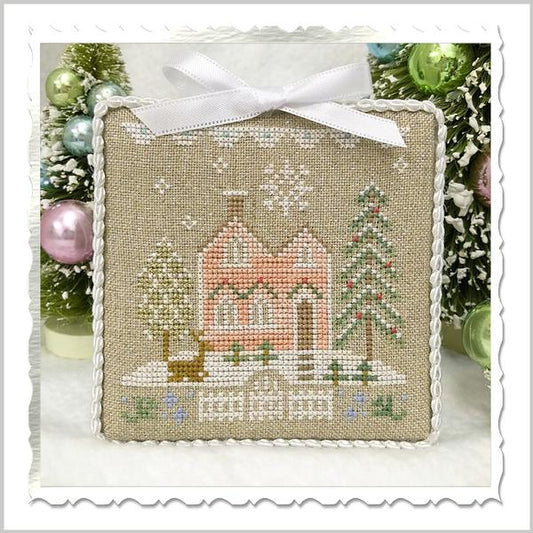 Glitter Village - Glitter House No 6 - Cross Stitch Pattern by Country Cottage Needleworks