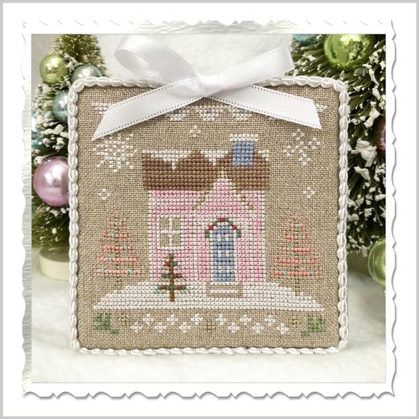 Glitter Village - Glitter House No 8 - Cross Stitch Pattern by Country Cottage Needleworks