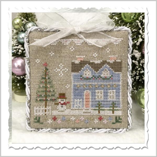 Glitter Village - Glitter House No 9 - Cross Stitch Pattern by Country Cottage Needleworks