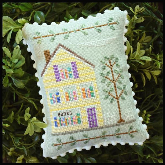Main Street - Bookstore - Cross Stitch by Country Cottage Needleworks