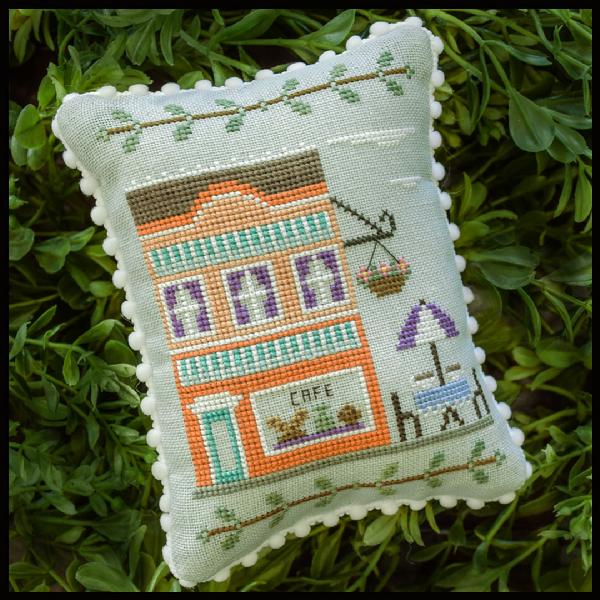 Main Street - Cafe - Cross Stitch by Country Cottage Needleworks