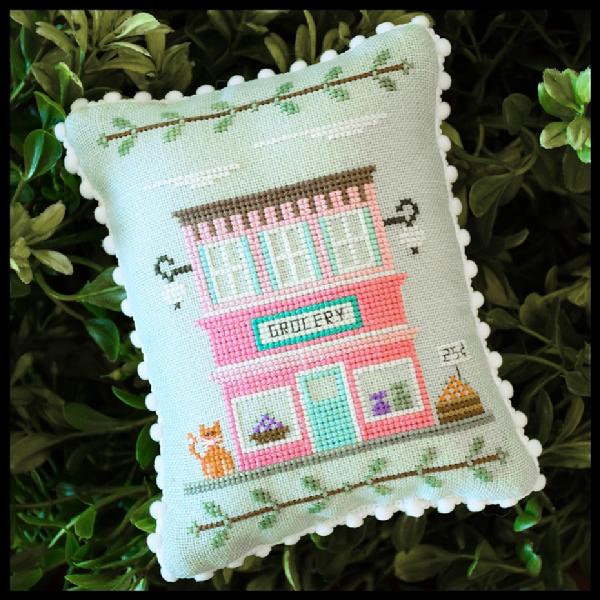 Main Street - Grocery - Cross Stitch by Country Cottage Needleworks