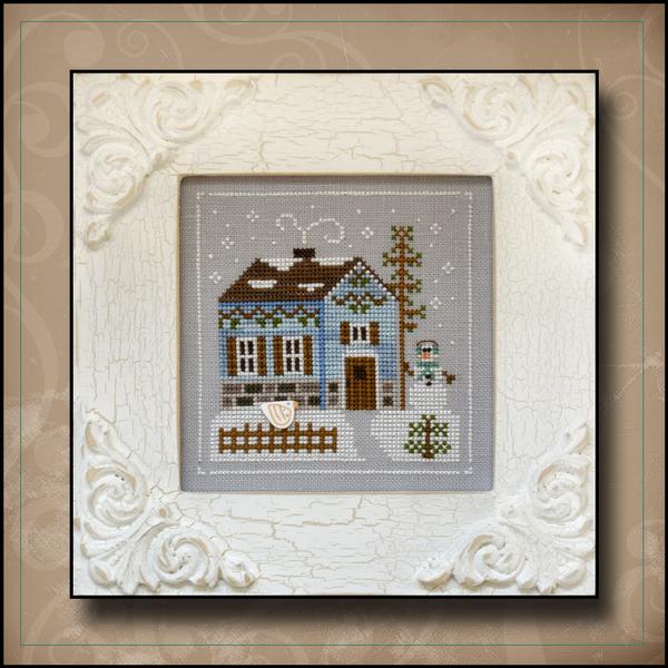 Frosty Forest #07 - Snowgirl's Cottage by Country Cottage Needleworks