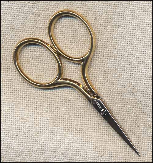 Bohin Gilt Hand 2.75" Embroidery Scissors
