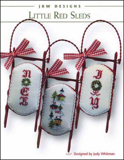 Little Red Sleds - Cross Stitch Pattern by JBW Designs