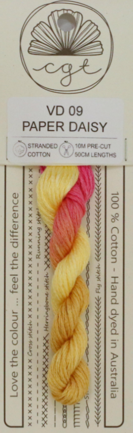 Cottage Garden Threads - Feathers & Petals Range VD