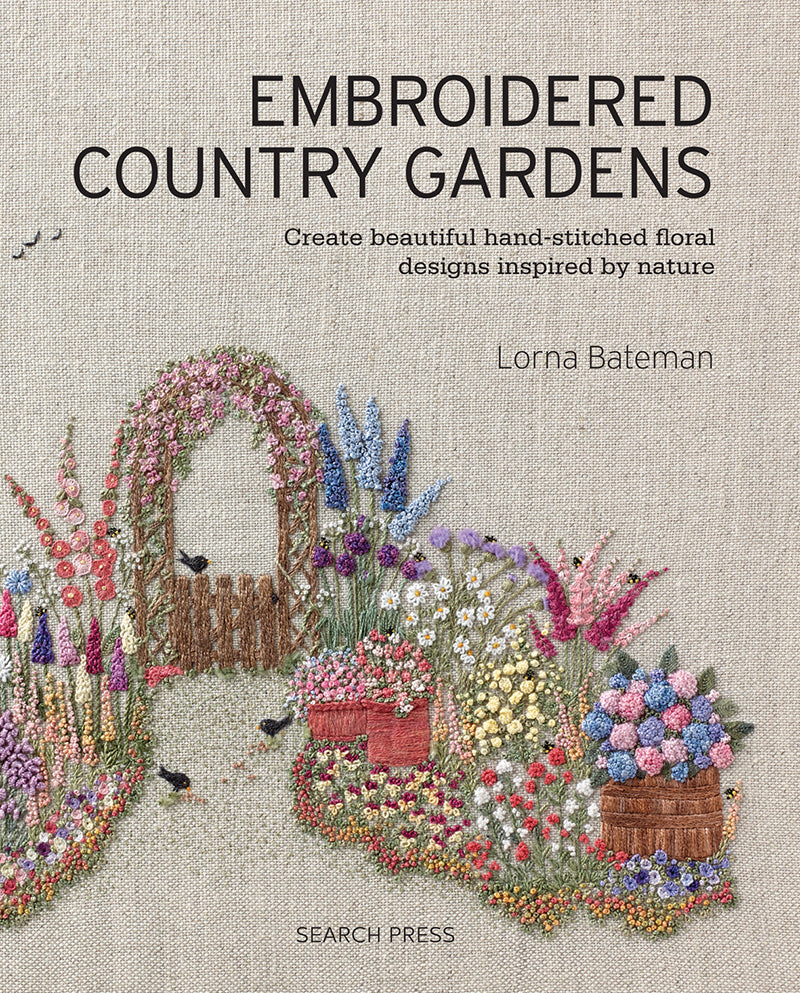 Embroidered Country Gardens Book