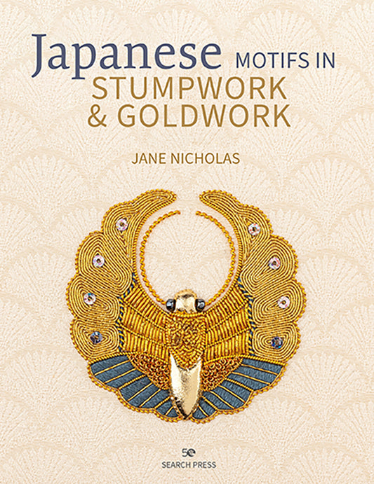 Japanese Motifs in Stumpwork & Goldwork - Book by Jane Nicholas
