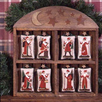 Old World Santas - Cross Stitch Pattern by Prairie Schooler