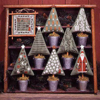 Christmas Trees - Cross Stitch Pattern by The Prairie Schooler