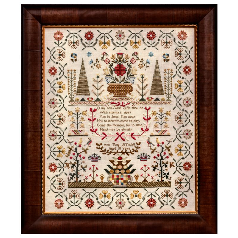 Ann Tong Uffindell 1835 ~ Reproduction Sampler Pattern by Hands Across the Sea Samplers