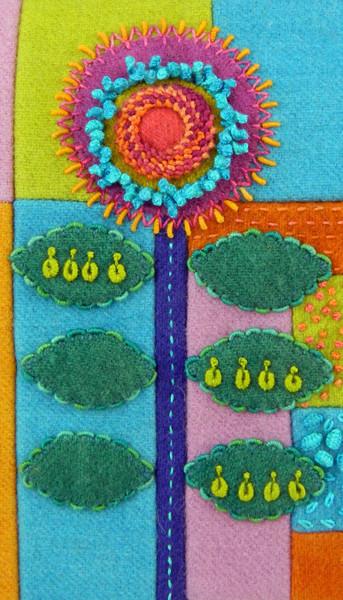Allium Spool Sac - Pattern by Sue Spargo