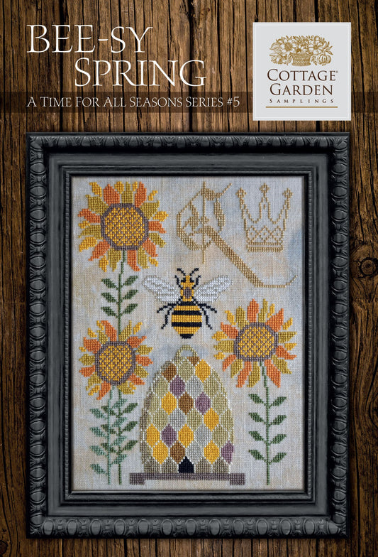 Time for All Seasons 5 - BEE-sy Spring - Cross Stitch Pattern by Cottage Garden Samplings