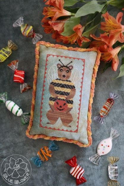 Bumble Bear - Cross Stitch Pattern by The Blue Flower