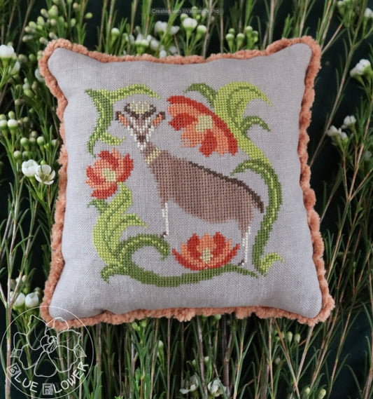 Tudor Goat - Cross Stitch Pattern by The Blue Flower