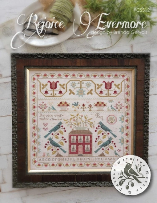 Rejoice Evermore - Cross Stitch Pattern by With Thy Needle & Thread