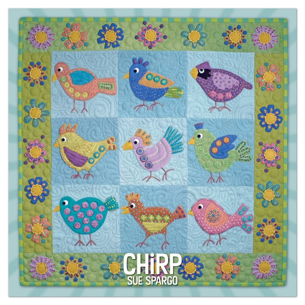 Chirp Quilt Pattern - Book by Sue Spargo