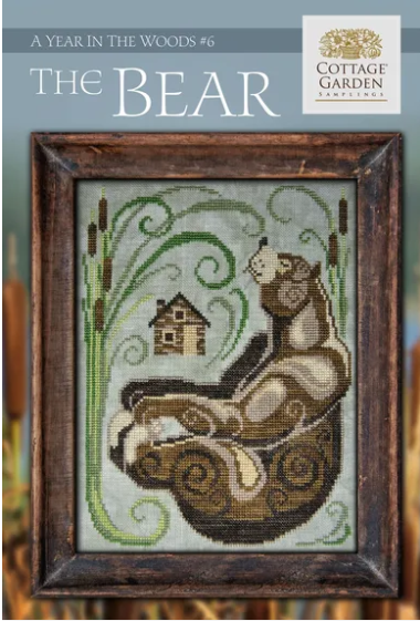 A Year In The Woods #6 The Bear - Cross Stitch Pattern
