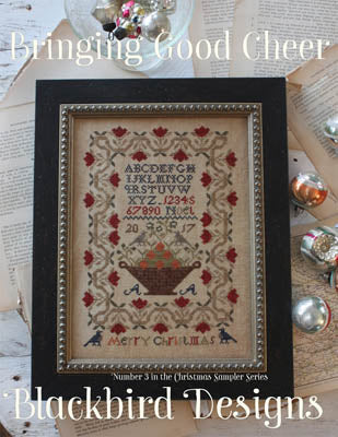 Bringing Good Cheer - Cross Stitch Pattern by Blackbird Designs