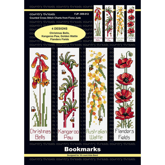 Bookmarks - Cross Stitch Chart by Country Threads
