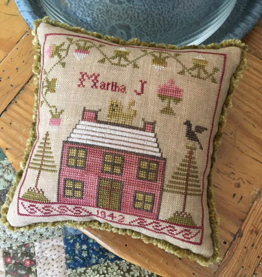 Martha's Pillow - Cross Stitch Pattern by Chessie & Me