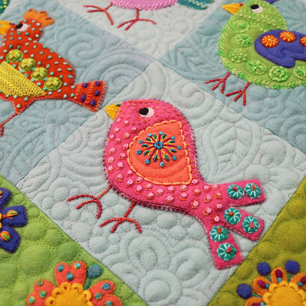 Of a Feather Quilt  Sue Spargo Folk Art Quilts