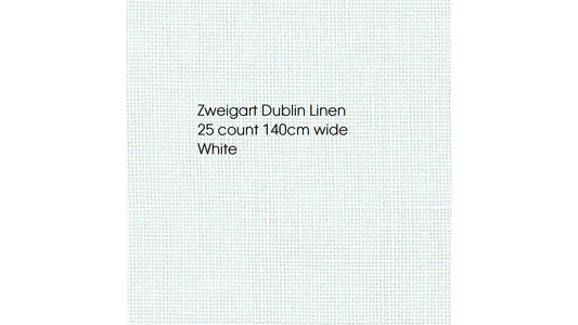 25 Count Dublin Linen - White