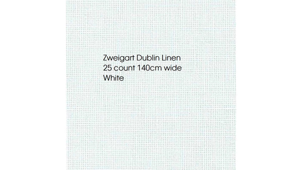 25 Count Dublin Linen - White