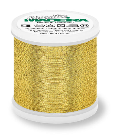 24 Gold 200m Gutermann Metallic Thread - Metallic Thread - Threads