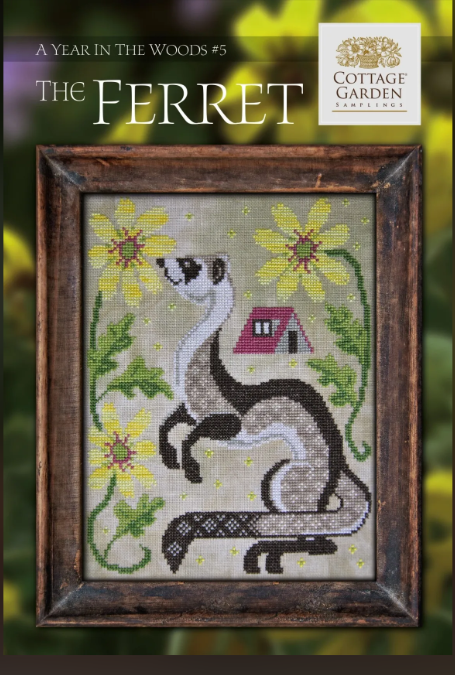 A Year In The Woods #5 The Ferret - Cross Stitch Pattern