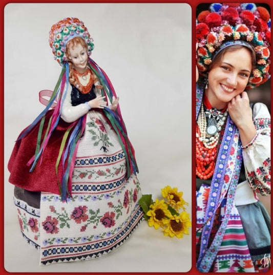 Nila, A Ukranian Pincushion Doll Pattern by Giulia Punti Antichi