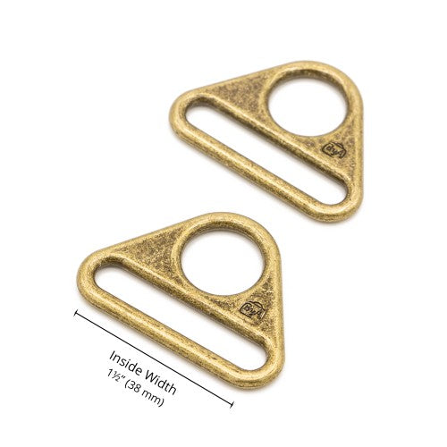 Triangle ring Set of 2 - 1.5 inch