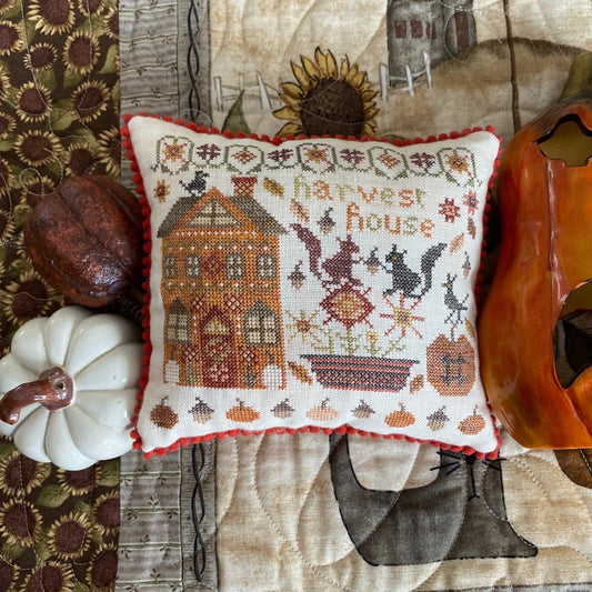Harvest House - Cross stitch pattern by Pansy Patch