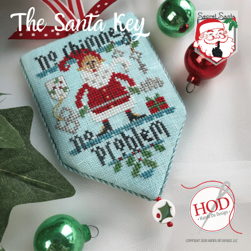 The Santa Key - Cross Stitch Pattern by Hands On Design