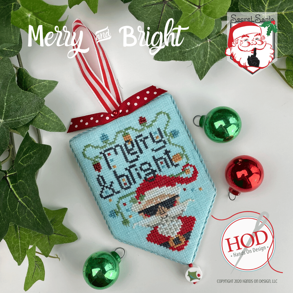 Merry & Bright - Cross Stitch Pattern by Hands On Design