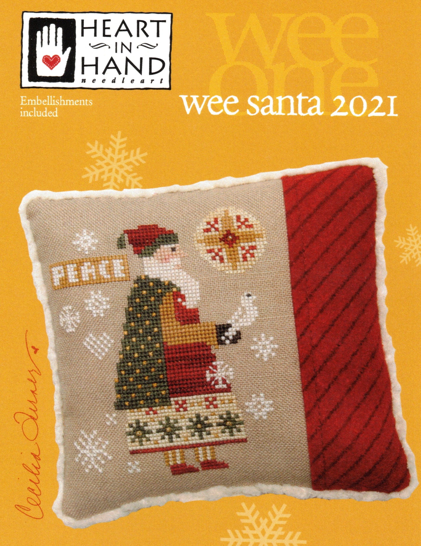 Wee Santa 2021 - Cross Stitch Pattern by Heart in Hand